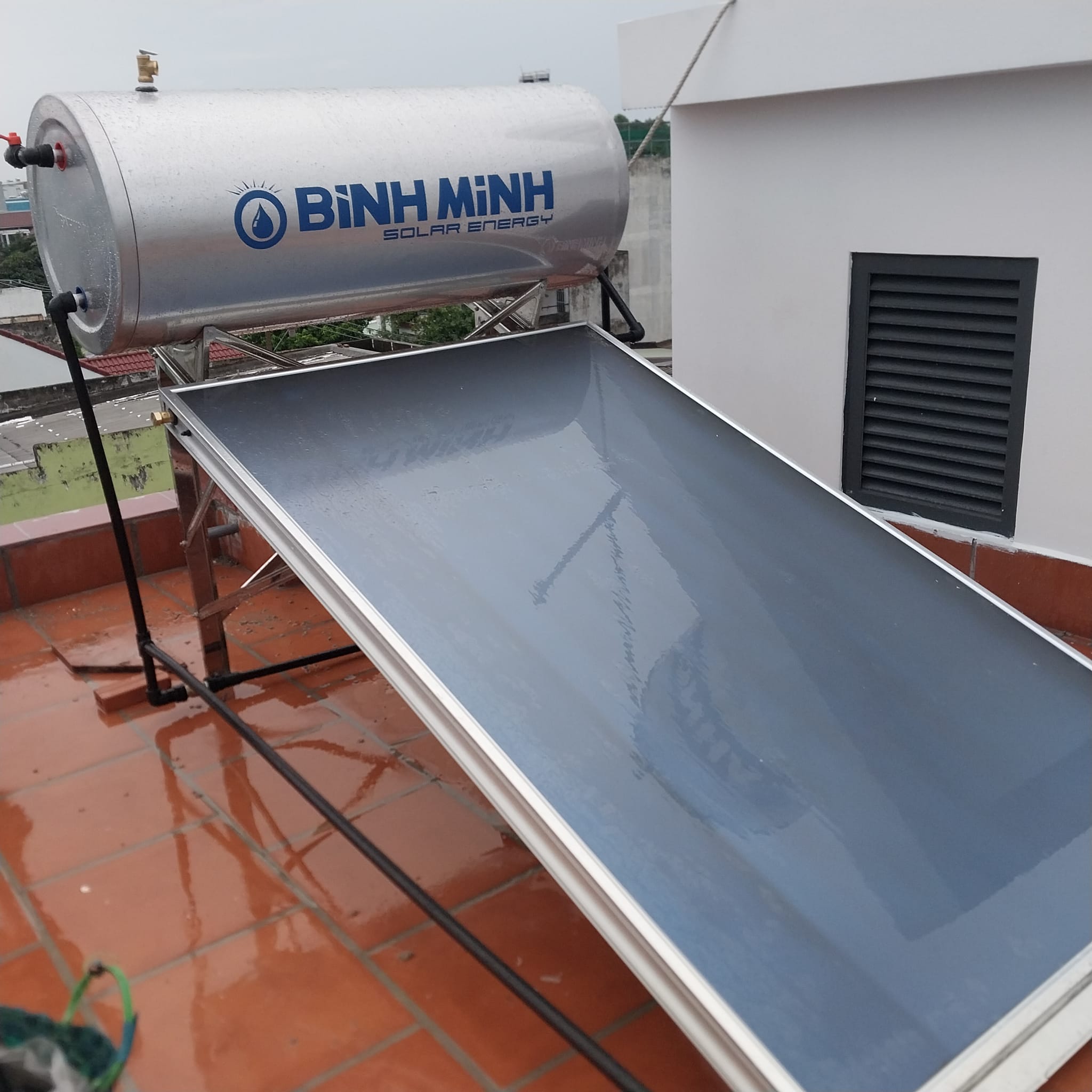 Máy nước nóng năng lượng bình minh 130 lít 10 MÁY TẤM PHẲNG BÌNH MINH 190L