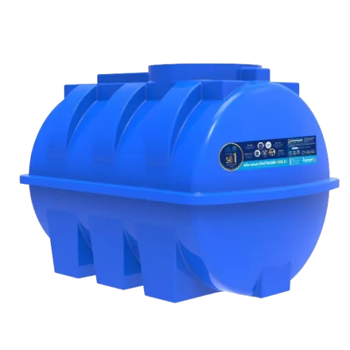 bồn nước nhựa đại thành gold 1000l ngang
