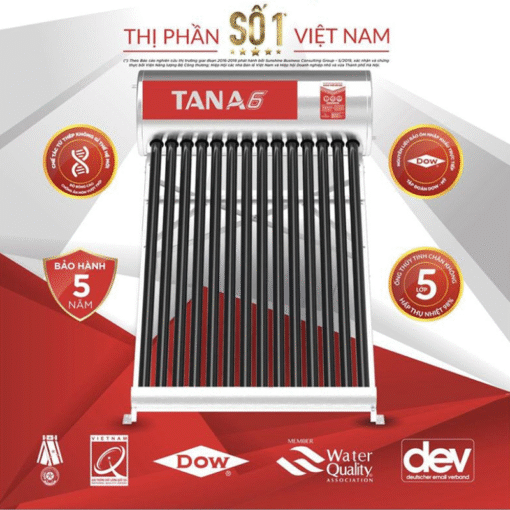 Máy nước nóng năng lượng mặt trời Tân Á 6 130 lít