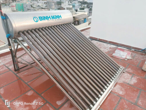 Máy nước nóng năng lượng mặt trời bình minh chống phèn