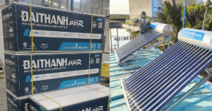 Báo giá máy nước nóng năng lượng mặt trời Đai Thành PPR