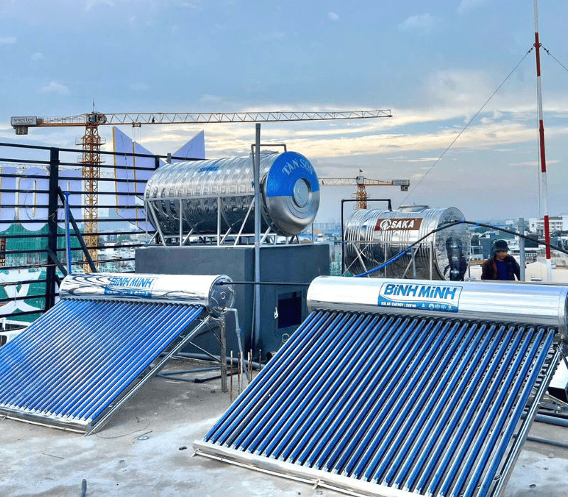 Máy nước nóng năng lượng mặt trời bình minh 320lit